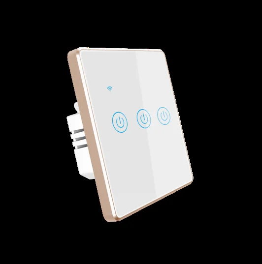 Pech WIFI Smart Switch 3 gang Need neutral wire — 86 × 86 mm (EU/UK/FR)
