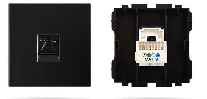 Pech RJ11 socket module
