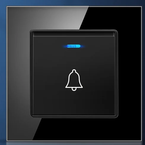 Pech Doorbell LED switch — 86 × 86 mm