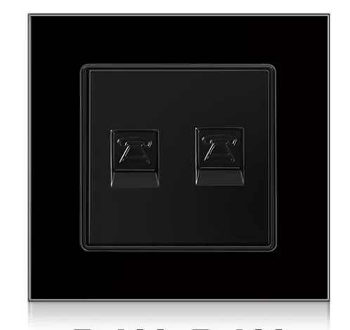 Pech RJ11 double socket — 86 × 86 mm — view 1 of 2