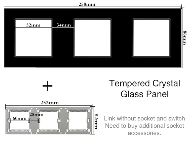 Pech Galss + iron frame — 258 × 86 mm