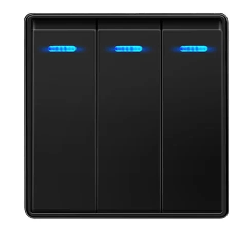 Pech 3 gang 1 way Push switch led indicator