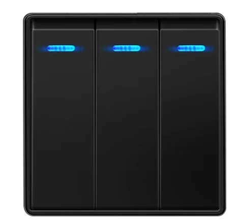 Pech 3 gang 2 way Push switch led indicator