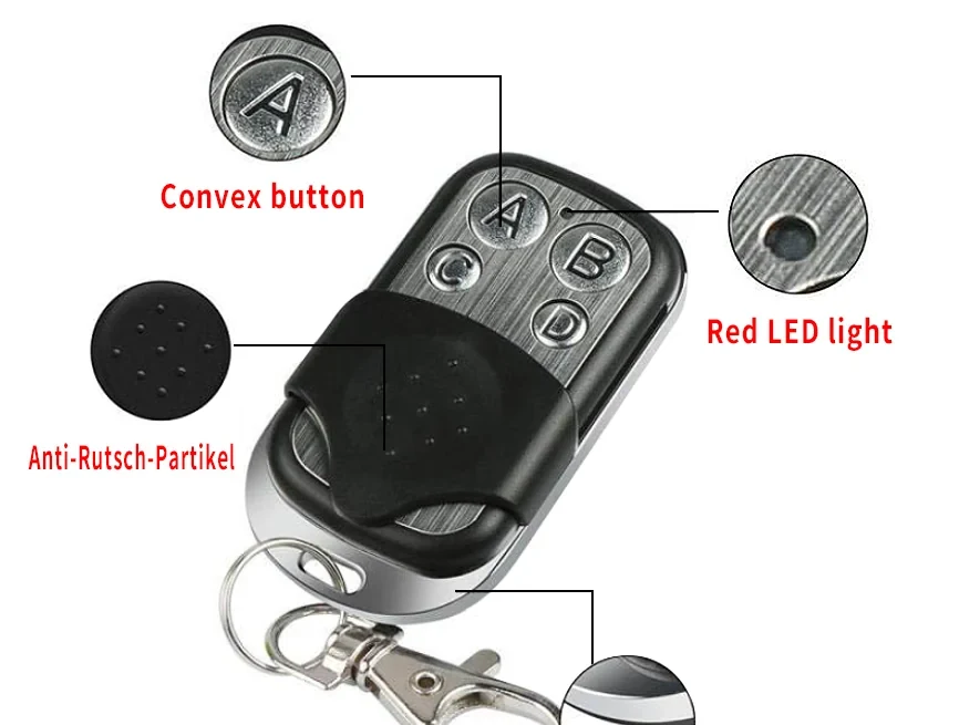 Pech Wireless remote Metal 4 Keys Controller — view 1 of 2