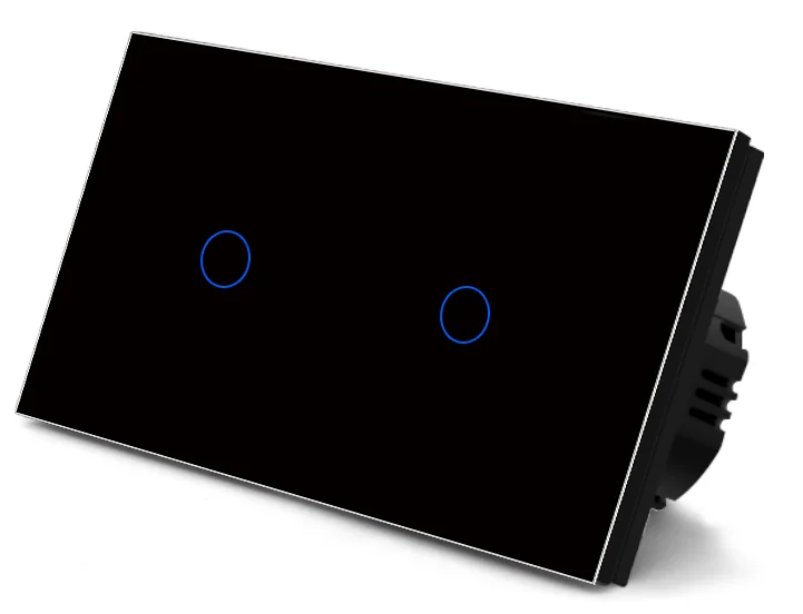 Pech 2 gang Wireless remote touch switch — 146 × 86 mm — view 1 of 3