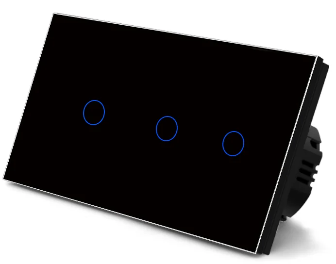 Pech 3 gang touch switch — 146 × 86 mm — view 1 of 3