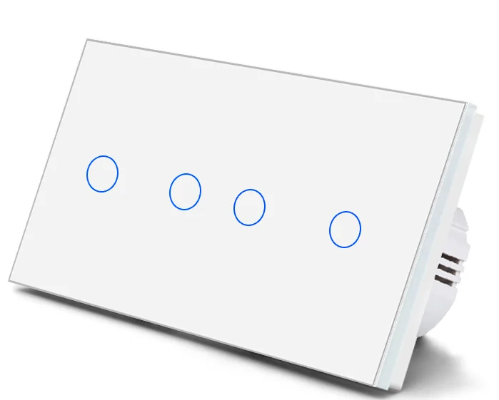 Pech 4 gang touch switch — 146 × 86 mm — view 1 of 3