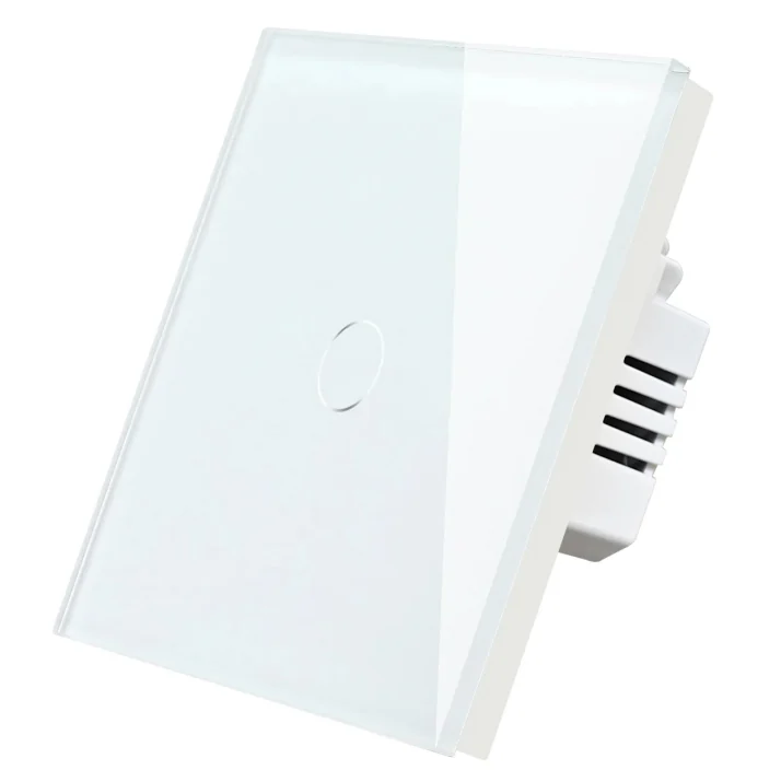 Pech 1 gang touch switch (with iron backplate) — 86 × 86 mm — view 1 of 3