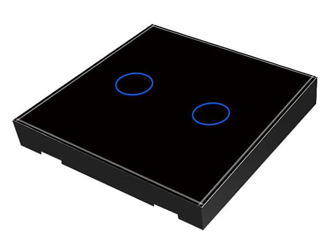 Pech 2 gang Wireless remote glass panel Controller — 86 × 86 mm — view 1 of 3
