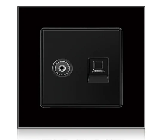 Pech RJ45TV socket — 86 × 86 mm — view 1 of 2