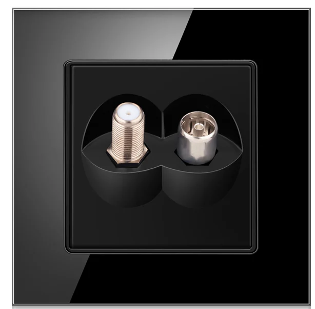 Pech Cable TV + Satellite TV socket — 86 × 86 mm — view 1 of 2