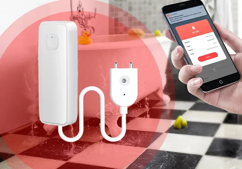 Pech TUYA WiFi leak detector sound alarm