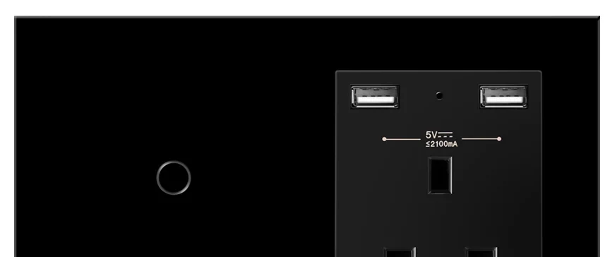 Pech WIFI Smart 1 gang Switch + uk usb socket (neutral wire required) — 146 × 86 mm — view 1 of 2