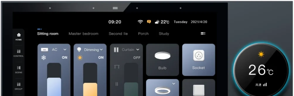 Pech Tuya 7 inch central control screen