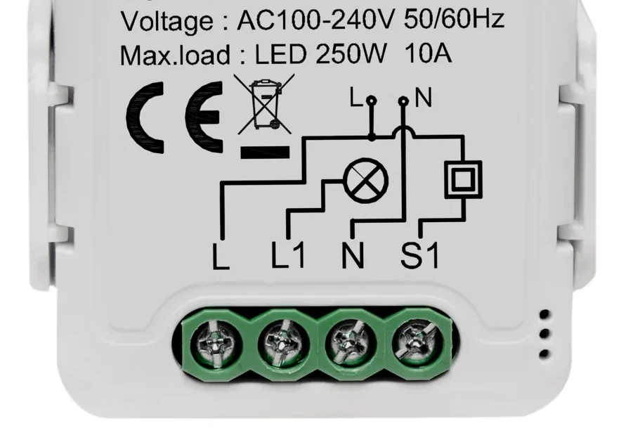 Pech WIFI 1 gang breaker switch (need neutral wire)