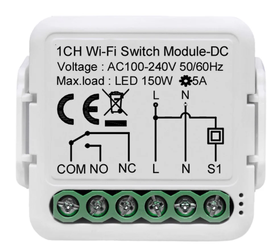 Pech WIFI 1 gang dry contact