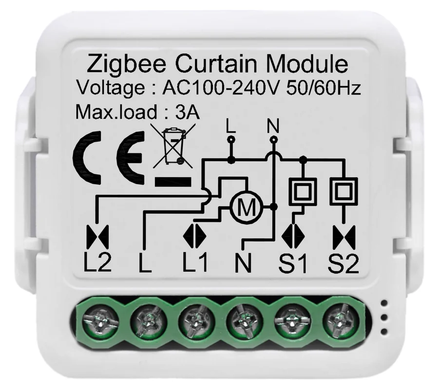 Pech WIFI breaker 1 gang curtain switch (Need neutal wire)