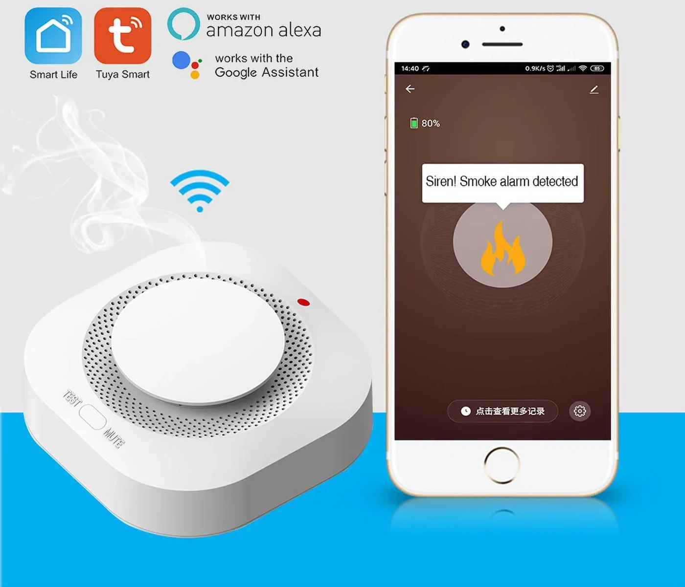 Pech Zigbee Smart smoke sensor