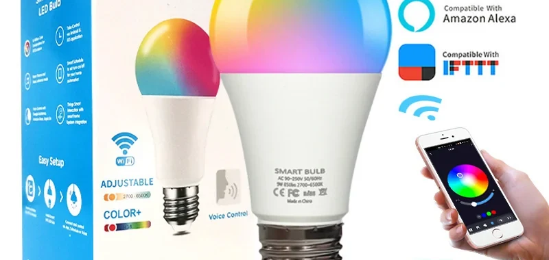 Pech Tuya wifi bulb light 9W
