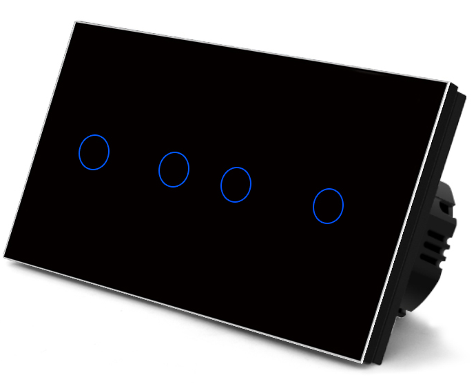 Pech 4 gang touch switch — 146 × 86 mm